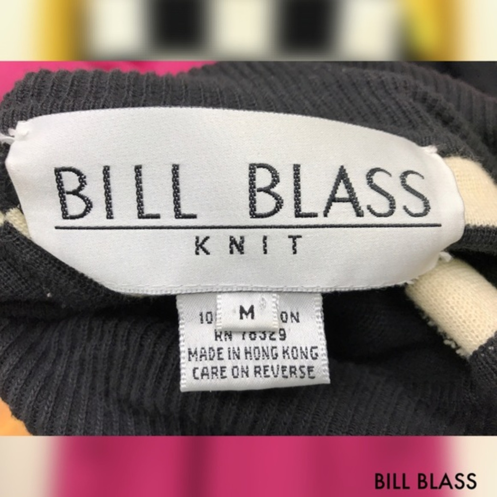 SOLD! BILL BLASS Pop Art Turtle Neck 80's Dress - Picture 7 of 7